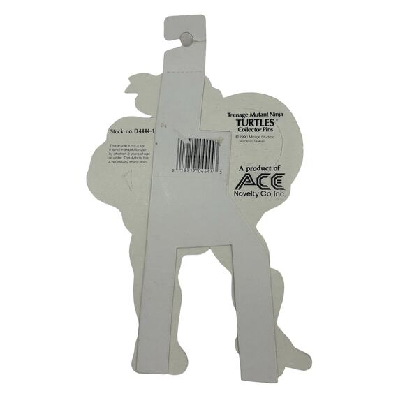 Teenage Mutant Ninja Turtle Donatello Vintage 1990 TMNT Lapel Pin - Picture 2 of 2